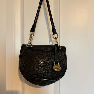 Dooney & Bourke Black Pebbled Crossbody Bag